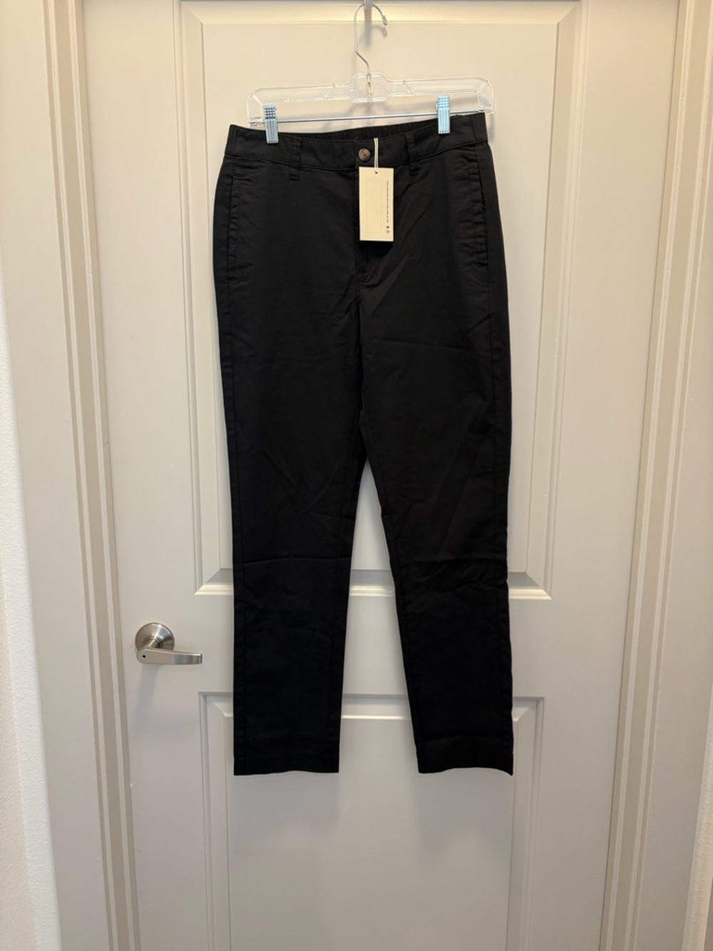 Pact Women's Black Chino Pants Organic Cotton NWOT Size S